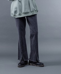 kutir | センタースリットフレアデニムパンツ(デニムパンツ)