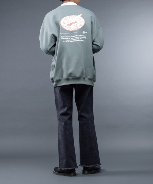 kutir（クティール）の「センタースリットフレアデニムパンツ（デニムパンツ・メンズ・ブラック/サックスブルー/ライトブルー・SMALL/LARGE/MEDIUM）」の5枚目の写真