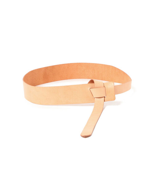 Ray BEAMS（レイビームス）の「Ray BEAMS / レザー ベルト（ベルト・レディース・ナチュラル/ブラック・ONE SIZE）」の3枚目の写真