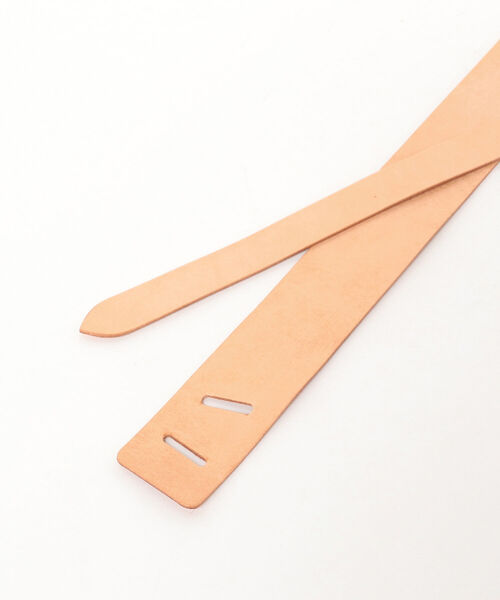 Ray BEAMS（レイビームス）の「Ray BEAMS / レザー ベルト（ベルト・レディース・ナチュラル/ブラック・ONE SIZE）」の8枚目の写真