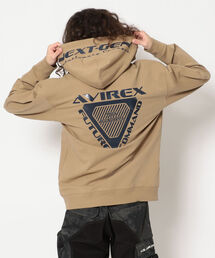 AVIREX | ロングスリーヴ プルアップフーディー/L/S AFC TRIANGLE PULL UP HOODIE(パーカー)