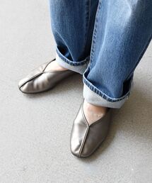 フェイクレザーチャイナシューズ 22~25.5cm◇