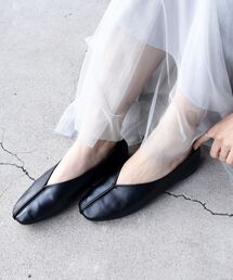 フェイクレザーチャイナシューズ 22～25.5cm◇