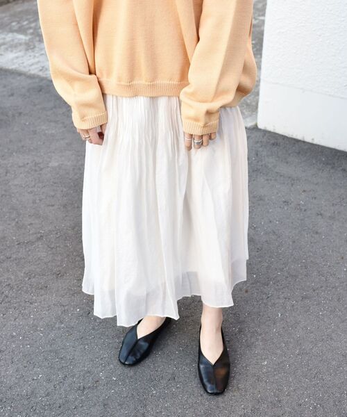 SHIPS(シップス)の「フェイクレザーチャイナシューズ 22~25.5cm◇(パンプス・レディース・オフホワイト/ブラック/パープル/ブラウン/シルバー/ベージュ/ゴールド系その他・50/55/60/65/70/75/80/85)」の14枚目の写真