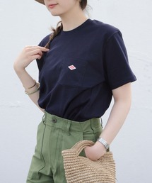 DANTON | DANTON/ダントン　ポケットTEE　ソリッド　POCKET TEE SOLID JD-9041(ウィメンズ）(Tシャツ/カットソー)