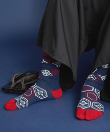 カヤ | 【カヤ】足袋型くつ下25~28cm 亀甲紋(ソックス/靴下)