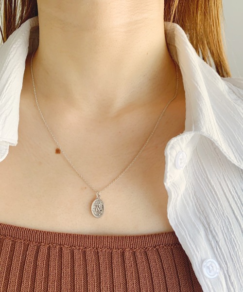 CLEA（クレア）の「3WAYドロップコインレイヤードネックレス（ネックレス・レディース・シルバー/ゴールド・FREE）」の9枚目の写真