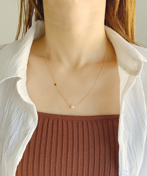 CLEA（クレア）の「3WAYドロップコインレイヤードネックレス（ネックレス・レディース・シルバー/ゴールド・FREE）」の4枚目の写真
