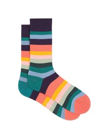 *Paul Smith* アーティストストライプポイント ソックス アーティストストライプ＆ロゴ ソックス