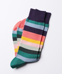 *Paul Smith* アーティストストライプポイント ソックス アーティストストライプ＆ロゴ ソックス