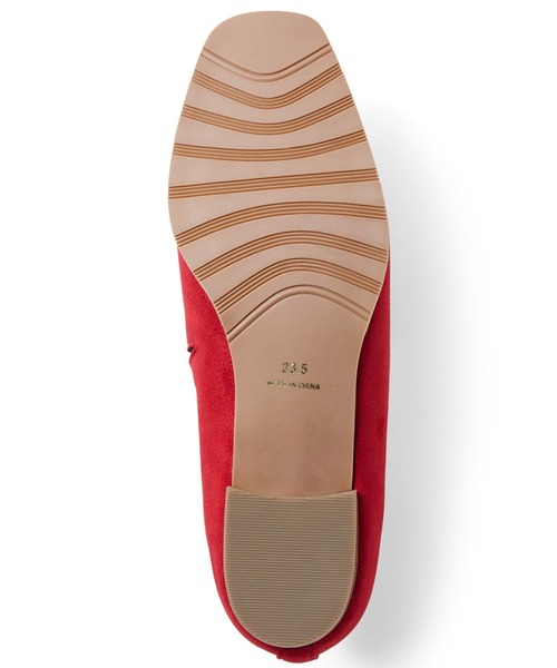 IEDIT(イディット)の「IEDIT スニーカー以上パンプス未満のミズ・アメプルーフシートが内蔵加工されたフラットシューズ(パンプス・レディース・レッド/ブラック/グレー系その他・1/2/4/6/3/5)」の12枚目の写真