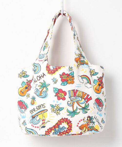 Kahiko(カヒコ)の「【Kahiko】マナチャプスイミニトートバッグ(トートバッグ・レディース・ホワイト/ブルー・FREE)」の7枚目の写真