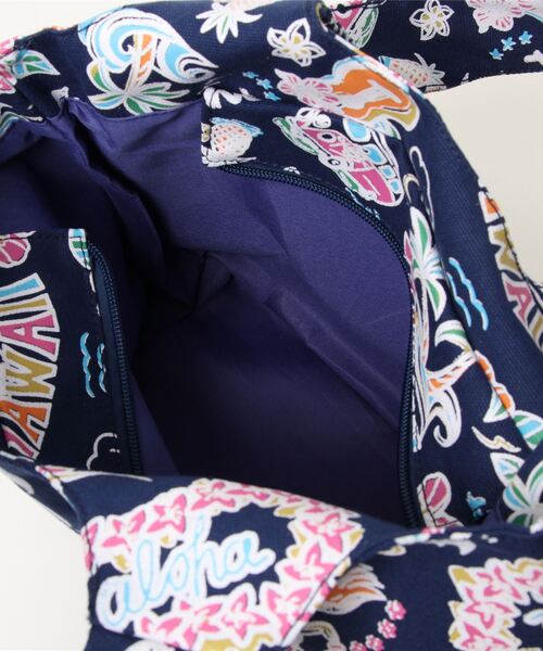 Kahiko(カヒコ)の「【Kahiko】マナチャプスイミニトートバッグ(トートバッグ・レディース・ホワイト/ブルー・FREE)」の6枚目の写真