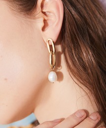 eimy istoire | アシメパールポイントチェーンピアス(ピアス（両耳用）)
