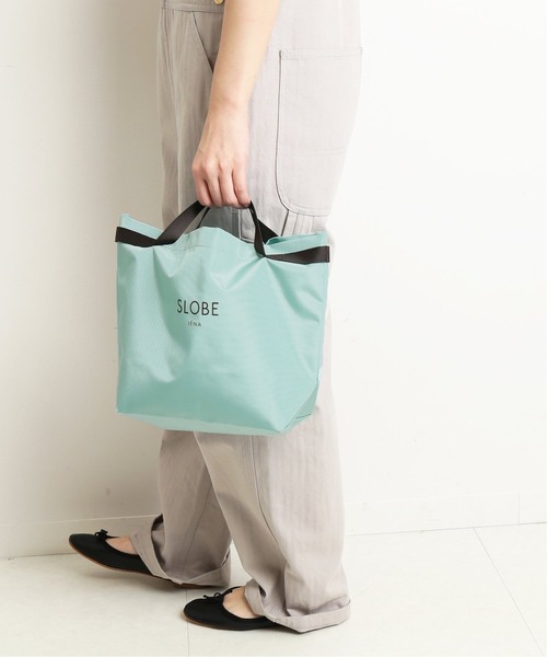 SLOBE IENA（スローブイエナ）の「エコトートバッグミニ◆（エコバッグ/サブバッグ・レディース・キャメル/グレー/グリーン・FREE）」の3枚目の写真