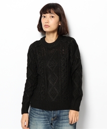 CIAOPANIC | 【Ciaopanic】アラン編みラグランプルオーバー(ニット/セーター)