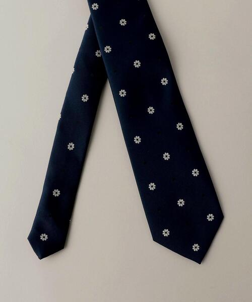 WORK TRIP OUTFITS GREEN LABEL RELAXING（ワークトリップアウトフィッツグリーンレーベル リラクシング）の「＜ 機能 / 洗濯機洗い可 ＞ WTO PE ウォッシャブル② コモン ネクタイ（ネクタイ・メンズ・ライトブルー/ネイビー・FREE）」の4枚目の写真