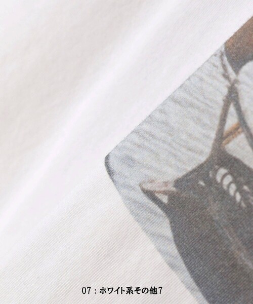 SHIPS(シップス)の「* オーガニックコットン フォト ショート スリーブ TEE(Tシャツ/カットソー・レディース・ホワイト/ライトホワイト/ストーン/ホワイト系その他/ベージュ/ベージュ系その他/ベージュ系その他2/ベージュ系その他3/ホワイト系その他6/ホワイト系その他7/オフホワイト・ONE SIZE)」の14枚目の写真