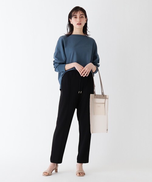 OPAQUE.CLIP（オペークドットクリップ）の「◆サイドラインイージーパンツ【WEB限定サイズ】（その他パンツ・レディース・ブラック/サンドベージュ/ブルー・34/36/38/40/42）」の13枚目の写真