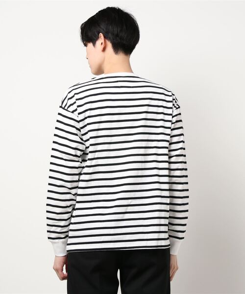 go slow caravan(ゴースローキャラバン)の「クルーネックロンT (M3)(Tシャツ/カットソー・メンズ・チャコールグレー/ホワイト/ブラック系その他/ライトベージュ/ブルー・L/M)」の6枚目の写真