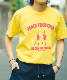 gym master（ジムマスター）の「PEACE TOGETHER Tee（Tシャツ/カットソー・メンズ）」