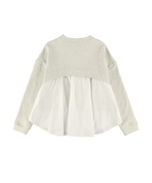 ALEXIA STAM(アリシアスタン)の「Layered Hem Sweatshirt/レイヤードヘムスウェットシャツ(スウェット・レディース・ホワイト/チャコールグレー/ヘザーグレー・FREE)」の21枚目の写真