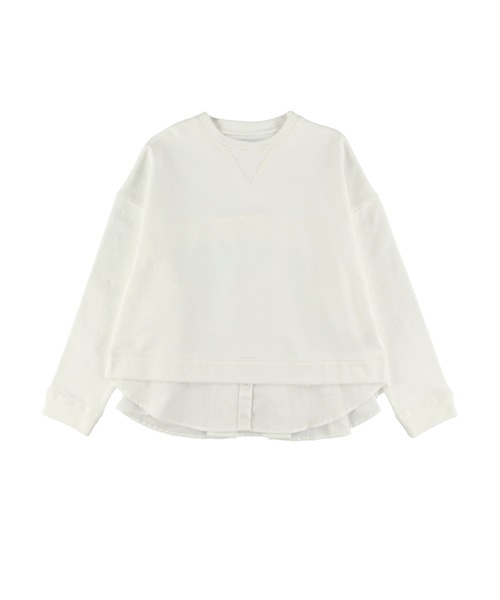 ALEXIA STAM(アリシアスタン)の「Layered Hem Sweatshirt/レイヤードヘムスウェットシャツ(スウェット・レディース・ホワイト/チャコールグレー/ヘザーグレー・FREE)」の16枚目の写真