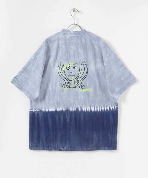 Mark Gonzales(マーク・ゴンザレス)の「Mark Gonzales×SENSE OF PLACE 『別注』マークゴンザレスタイダイTシャツ(Tシャツ/カットソー・メンズ・グレー/ブルー/ミント/ライトカーキ/ライトグレー/ライトブルー・LARGE/MEDIUM)」の15枚目の写真