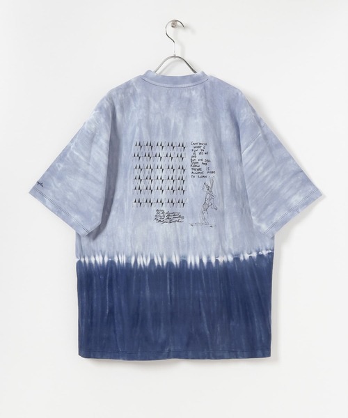 Mark Gonzales(マーク・ゴンザレス)の「Mark Gonzales×SENSE OF PLACE 『別注』マークゴンザレスタイダイTシャツ(Tシャツ/カットソー・メンズ・グレー/ブルー/ミント/ライトカーキ/ライトグレー/ライトブルー・LARGE/MEDIUM)」の17枚目の写真