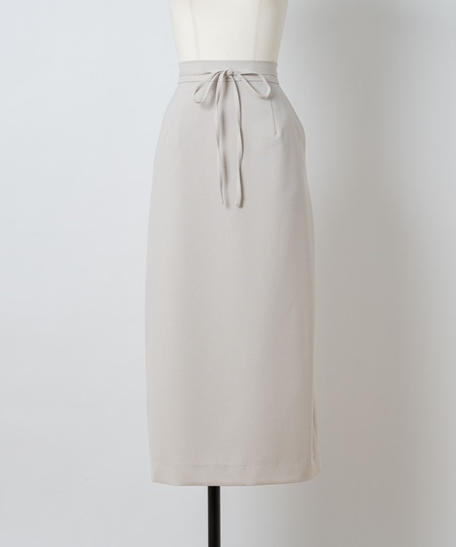 Rewde（ルゥデ）の「【スタイリストコラボ商品・雑誌掲載】リネンライクタイトスカート（1R10-05212）（スカート・レディース・ベージュ/ネイビー/カーキ/オレンジ・M）」の16枚目の写真