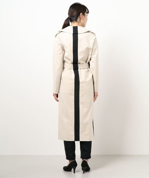 美品 テッドベイカー TEDBAKER ホワイト スプリングロングコート レース 美品 テッドベイカー TEDBAKER ホワイト スプリングロングコート
