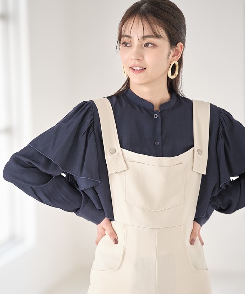 Cookie Chocolate（クッキーチョコレート）の「ケープデザインブラウス（シャツ/ブラウス・レディース・ネイビー/ブルー・MEDIUM）」の16枚目の写真