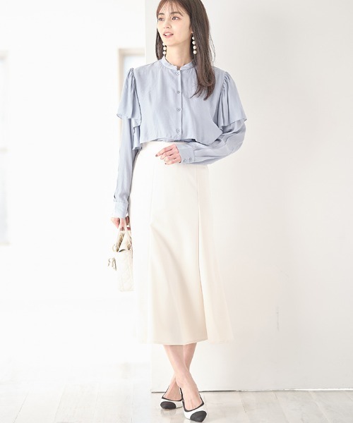 Cookie Chocolate（クッキーチョコレート）の「ケープデザインブラウス（シャツ/ブラウス・レディース・ネイビー/ブルー・MEDIUM）」の14枚目の写真