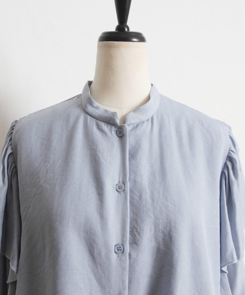 Cookie Chocolate（クッキーチョコレート）の「ケープデザインブラウス（シャツ/ブラウス・レディース・ネイビー/ブルー・MEDIUM）」の15枚目の写真