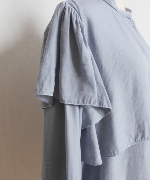 Cookie Chocolate（クッキーチョコレート）の「ケープデザインブラウス（シャツ/ブラウス・レディース・ネイビー/ブルー・MEDIUM）」の13枚目の写真