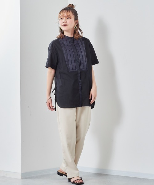 cepo（セポ）の「シアーブザムブラウス（シャツ/ブラウス・レディース・オレンジ/ブラック/オフホワイト・M）」の16枚目の写真