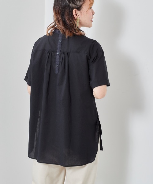 cepo（セポ）の「シアーブザムブラウス（シャツ/ブラウス・レディース・オレンジ/ブラック/オフホワイト・M）」の15枚目の写真