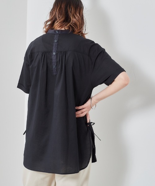 cepo（セポ）の「シアーブザムブラウス（シャツ/ブラウス・レディース・オレンジ/ブラック/オフホワイト・M）」の14枚目の写真