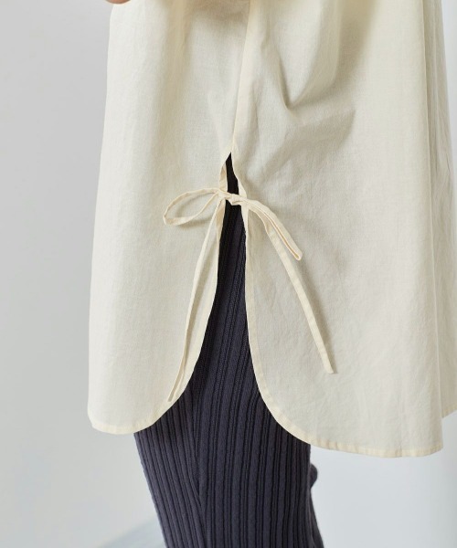 cepo（セポ）の「シアーブザムブラウス（シャツ/ブラウス・レディース・オレンジ/ブラック/オフホワイト・M）」の9枚目の写真