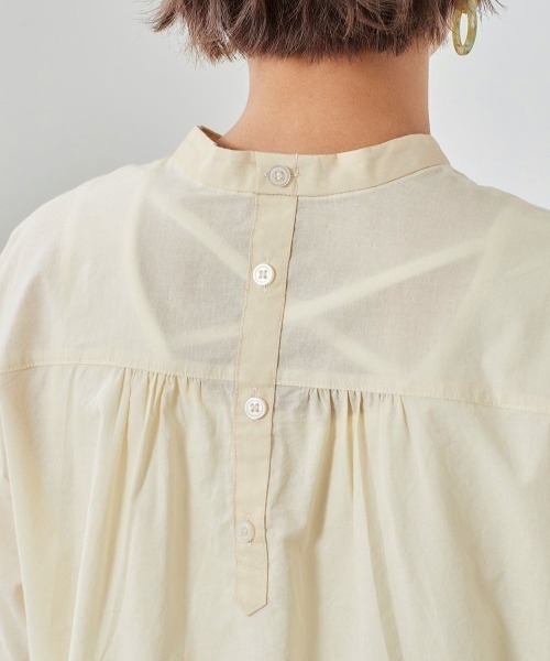 cepo（セポ）の「シアーブザムブラウス（シャツ/ブラウス・レディース・オレンジ/ブラック/オフホワイト・M）」の10枚目の写真