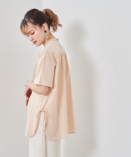 cepo（セポ）の「シアーブザムブラウス（シャツ/ブラウス・レディース・オレンジ/ブラック/オフホワイト・M）」の22枚目の写真