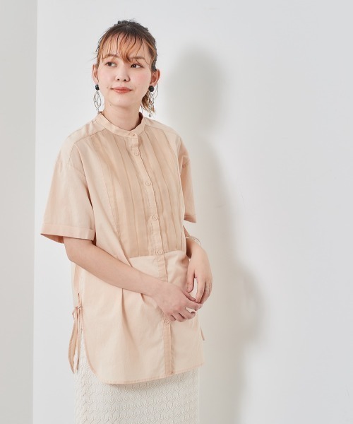 cepo（セポ）の「シアーブザムブラウス（シャツ/ブラウス・レディース・オレンジ/ブラック/オフホワイト・M）」の21枚目の写真