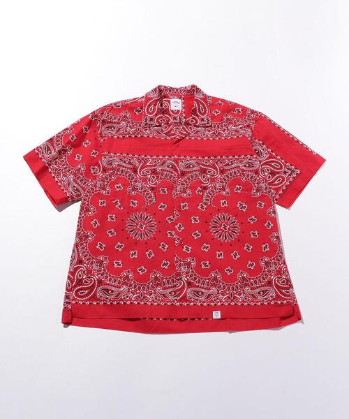 BEDWIN（ベドウィン）の「＜BEDWIN（ベドウィン）＞ BANDANA MONK/シャツ（シャツ/ブラウス・メンズ・ブラック/レッド・2/4/3）」の2枚目の写真