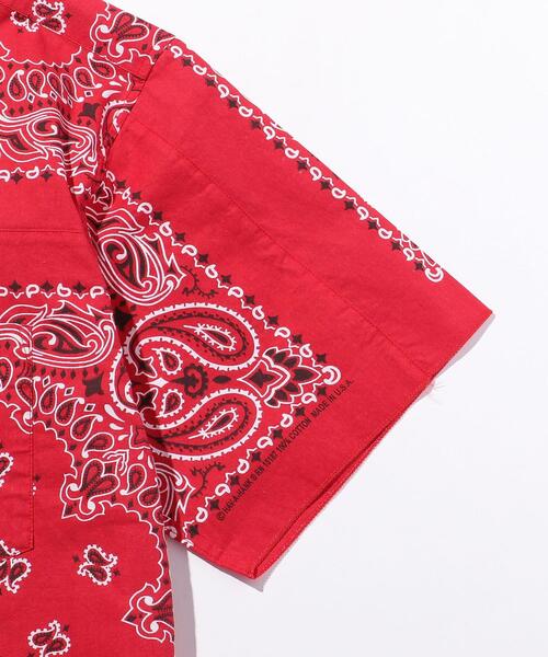 BEDWIN（ベドウィン）の「＜BEDWIN（ベドウィン）＞ BANDANA MONK/シャツ（シャツ/ブラウス・メンズ・ブラック/レッド・2/4/3）」の8枚目の写真