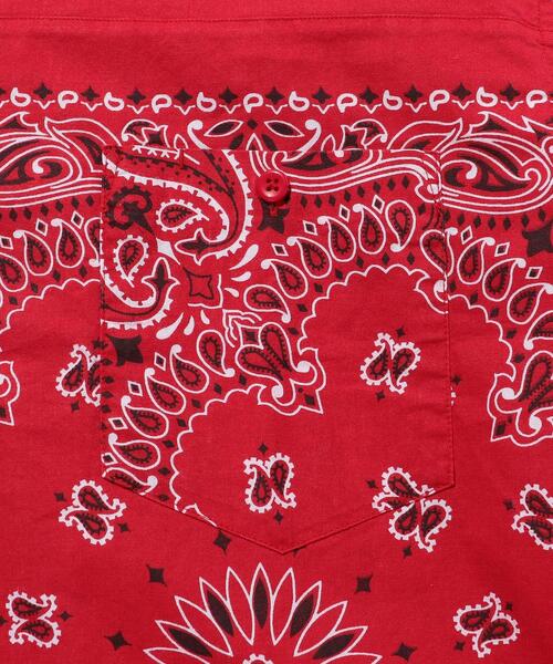 BEDWIN（ベドウィン）の「＜BEDWIN（ベドウィン）＞ BANDANA MONK/シャツ（シャツ/ブラウス・メンズ・ブラック/レッド・2/4/3）」の10枚目の写真