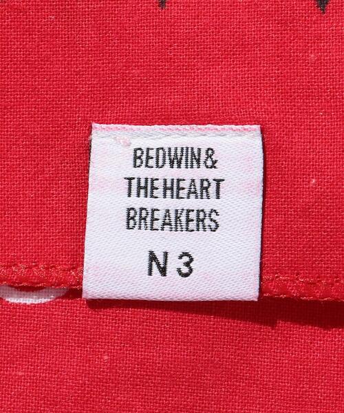 BEDWIN（ベドウィン）の「＜BEDWIN（ベドウィン）＞ BANDANA MONK/シャツ（シャツ/ブラウス・メンズ・ブラック/レッド・2/4/3）」の3枚目の写真