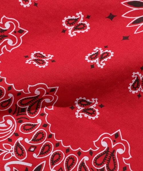 BEDWIN（ベドウィン）の「＜BEDWIN（ベドウィン）＞ BANDANA MONK/シャツ（シャツ/ブラウス・メンズ・ブラック/レッド・2/4/3）」の5枚目の写真