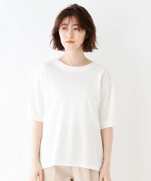 DRESKIP（ドレスキップ）の「◆肩レースパフ袖Tシャツ（Tシャツ/カットソー・レディース・ブラック/ダークブラウン/オフホワイト/グリーン系・02/03/04）」の5枚目の写真