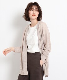 JET | ◆【ウォッシャブル】リネン混ニットカーディガン(カーディガン/ボレロ)