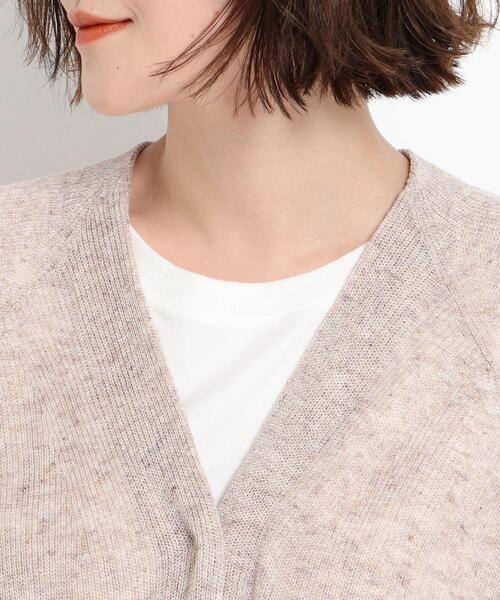 JET(ジェット)の「◆【ウォッシャブル】リネン混ニットカーディガン(カーディガン/ボレロ・レディース・ブラック系7/ベージュ系8・04)」の10枚目の写真